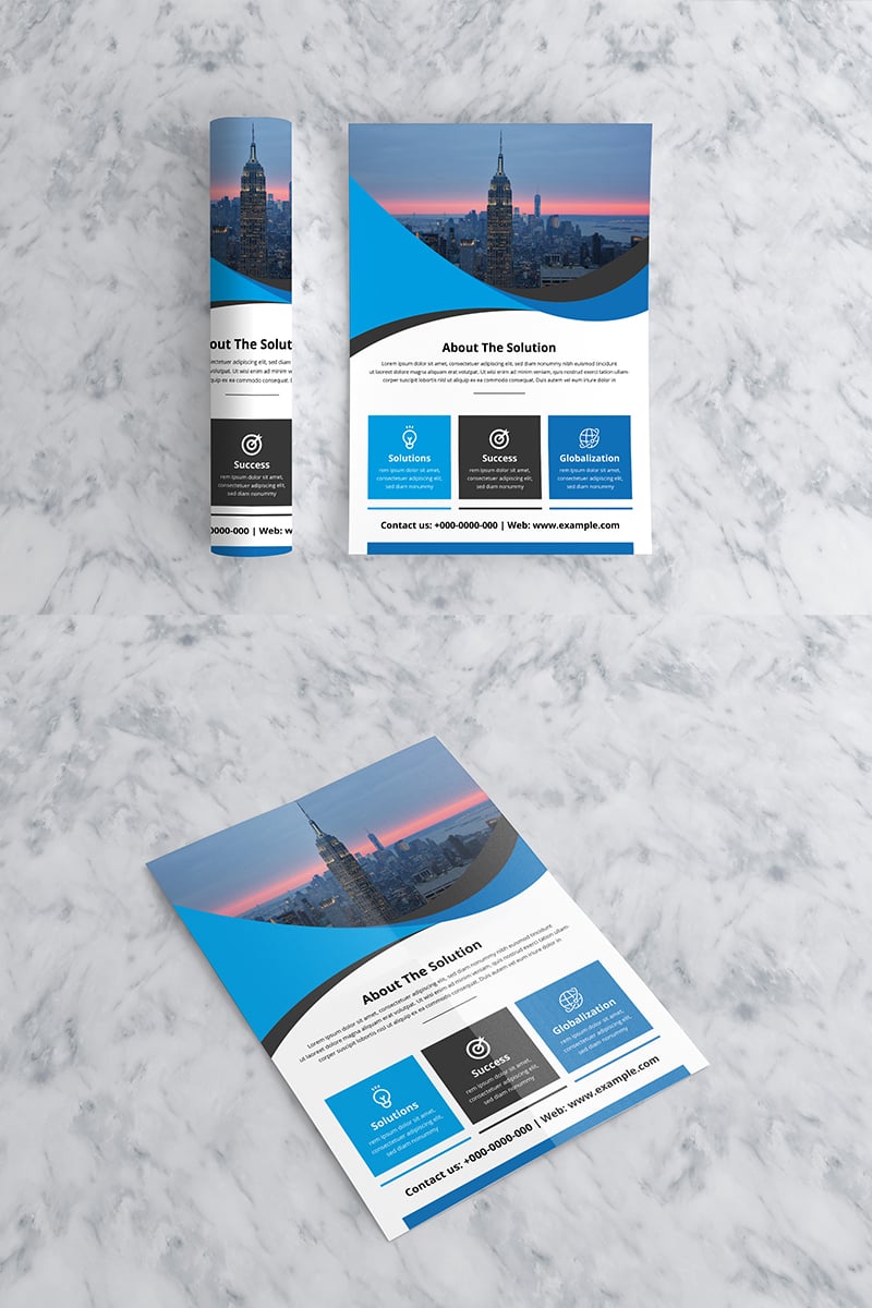 Flyer Corporate Identity Template #97053