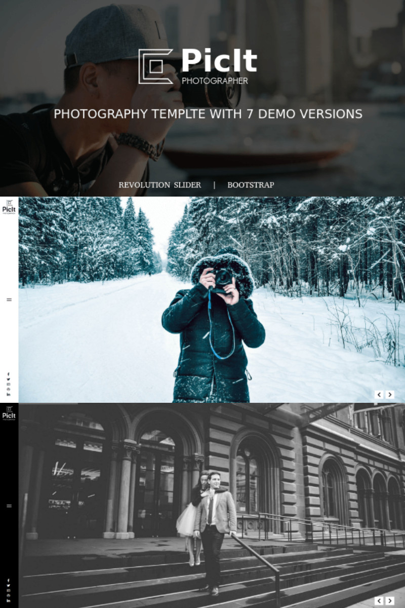 PicIt - Fullscreen HTML Landing Page Template