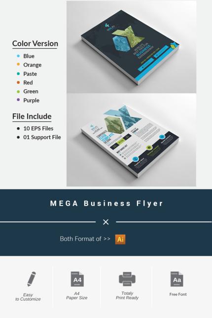 Template #97100 Corporate Liflet Webdesign Template - Logo template Preview