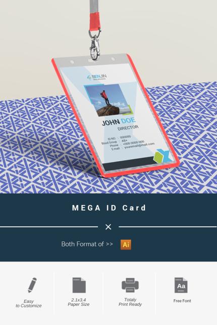 Template #97124 Id Card Webdesign Template - Logo template Preview