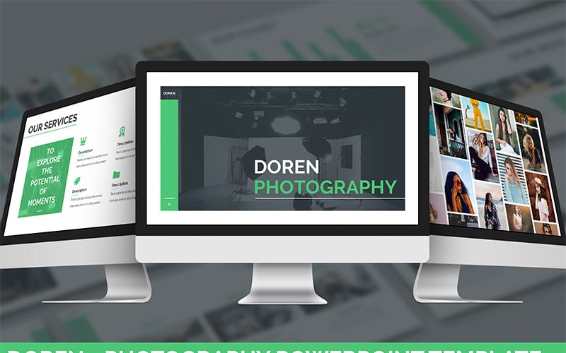 Doren - Photography PowerPoint template PowerPoint Template