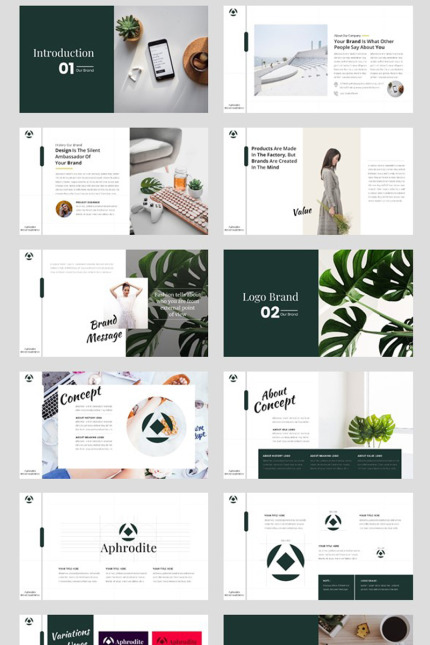 Kit Graphique #97216 Identit Guidelines Web Design - Logo template Preview