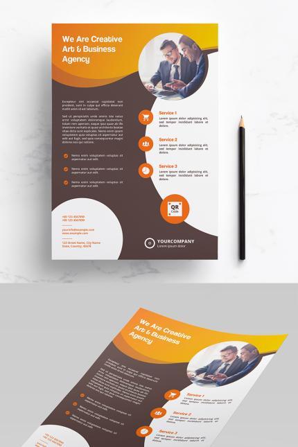 Template #97244 Agency Flyer Webdesign Template - Logo template Preview