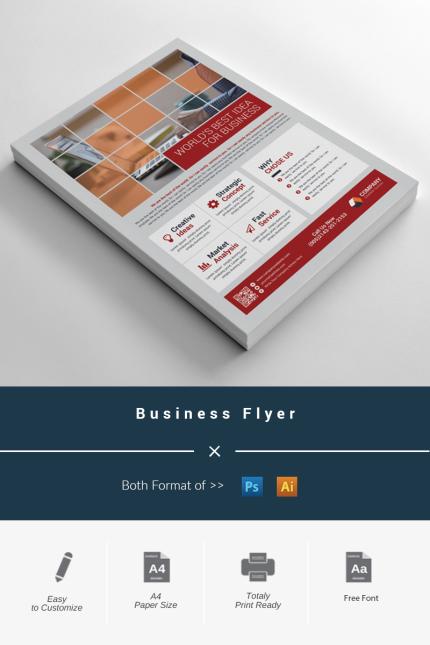 Template #97247 Corporate Liflet Webdesign Template - Logo template Preview