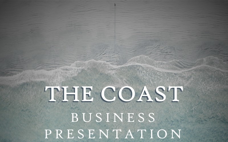 COASTS - Inspired by our World PowerPoint template PowerPoint Template