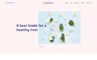 HealthReads - Healthy Living Website Template
