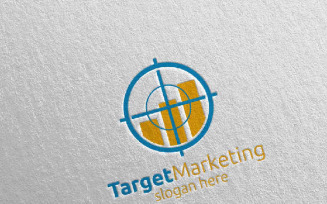 Target Marketing Financial Advisor Design 49 Logo Template