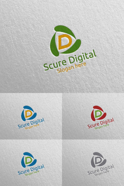 Template #97326 D Logo Webdesign Template - Logo template Preview