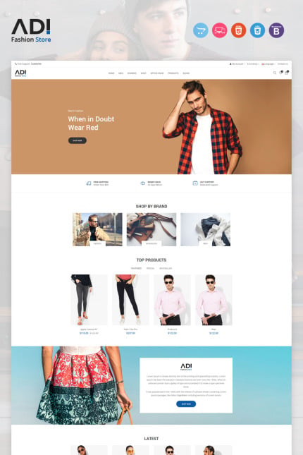 Template #97389 Fashion Clothes Webdesign Template - Logo template Preview