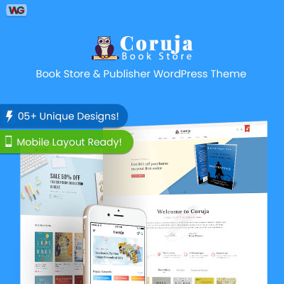 Coruja - Book Store & Publisher WooCommerce Theme