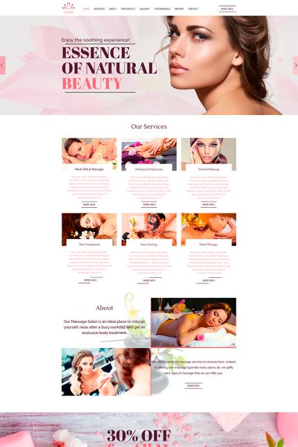 Template #97393 Spa Lotos Webdesign Template - Logo template Preview