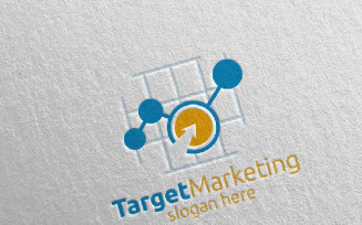 Target Marketing Financial Advisor Design 48 Logo Template