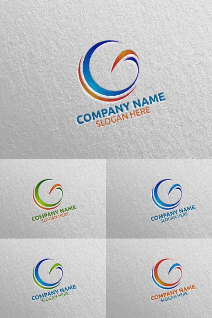 Template #97491 G Initial Webdesign Template - Logo template Preview