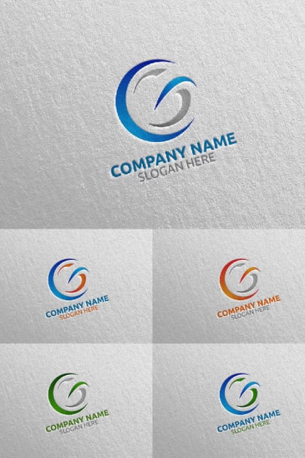 Template #97494 G Initial Webdesign Template - Logo template Preview