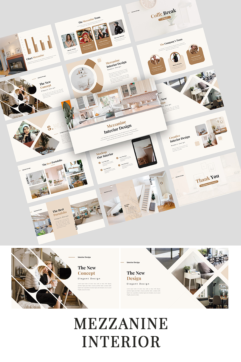 Mezzanine - Interior Presentation PowerPoint Template