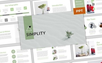 Simplity - Simple & Modern Business PowerPoint template