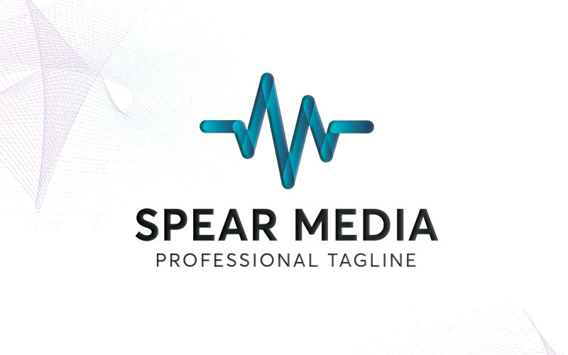 Spear Media Logo Template