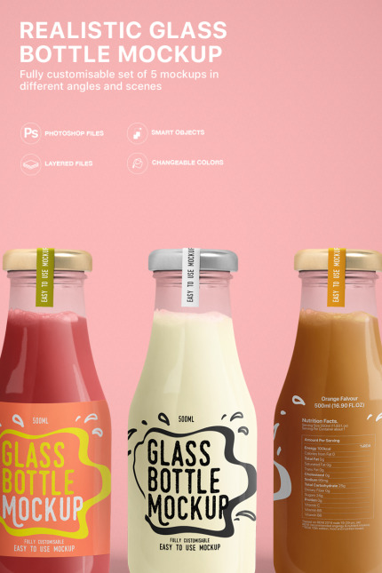 Template #97525 Bottles Coffee Webdesign Template - Logo template Preview