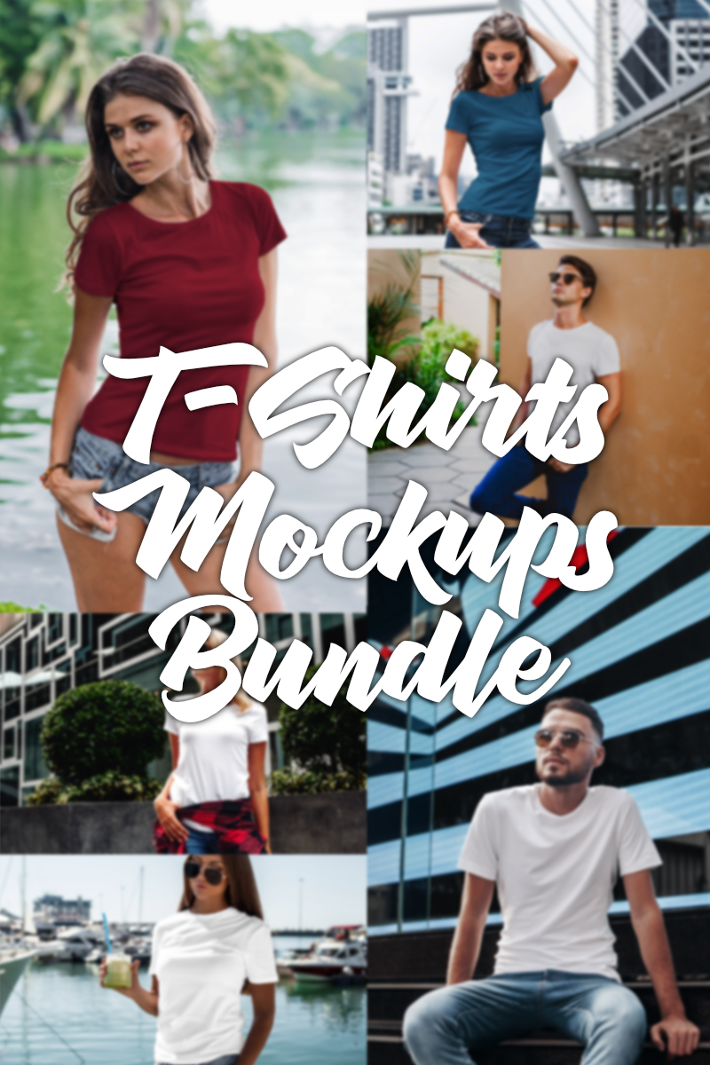 Over 100 Premium Mockups Bundle - T-shirt Design
