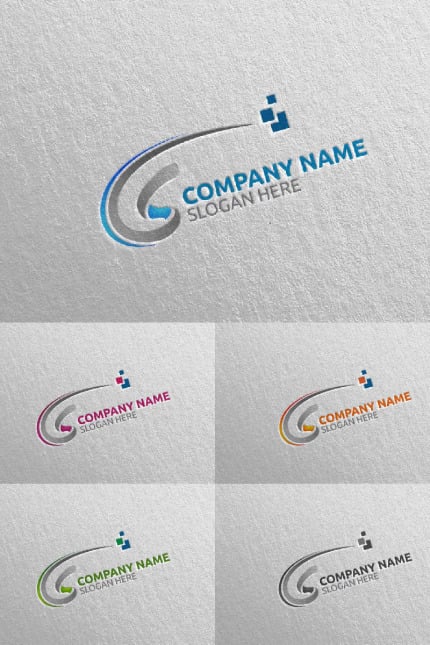 Template #97533 S Initial Webdesign Template - Logo template Preview