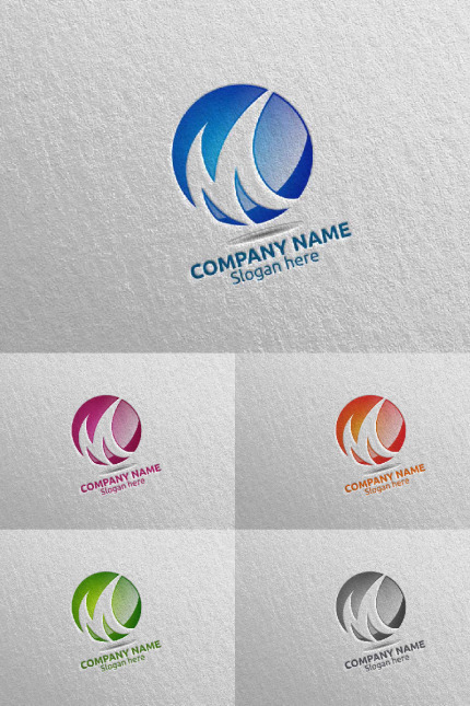 Template #97554 W Initial Webdesign Template - Logo template Preview