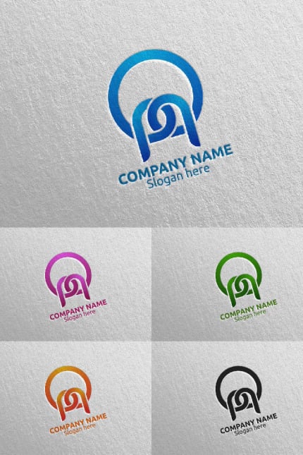 Template #97556 P Initial Webdesign Template - Logo template Preview