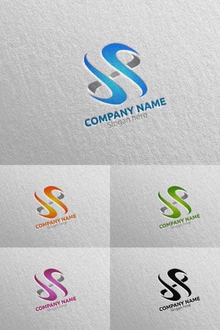 Template #97569 S Initial Webdesign Template - Logo template Preview