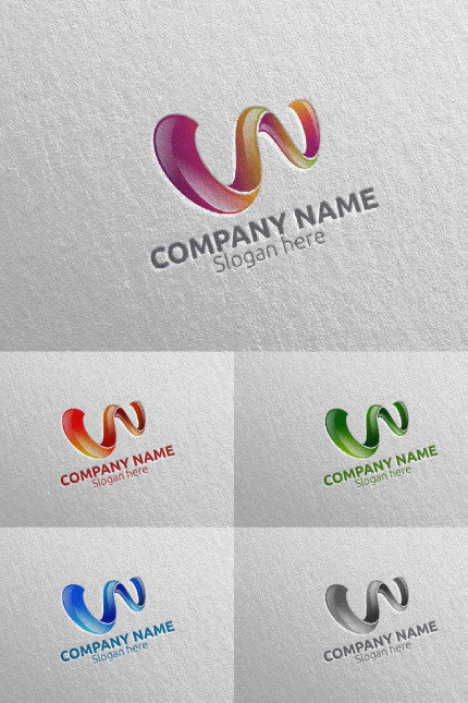 Template #97585 W Initial Webdesign Template - Logo template Preview