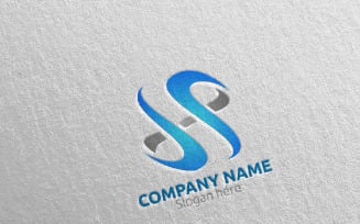 Letter S Design 35 Logo Template