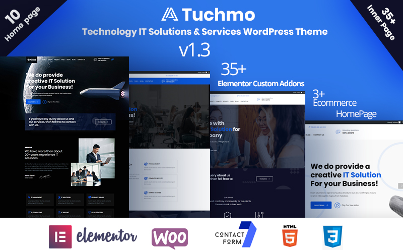 Tuchmo - Technology IT Solutions Services WooCommerce Theme - screenshot