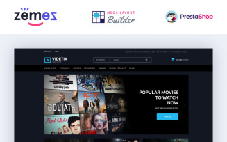 Videtix - Movies Online Store Template PrestaShop Theme