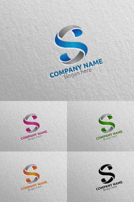 Template #97614 S Initial Webdesign Template - Logo template Preview