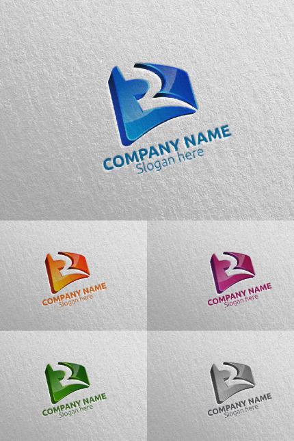 Template #97616 R Initial Webdesign Template - Logo template Preview