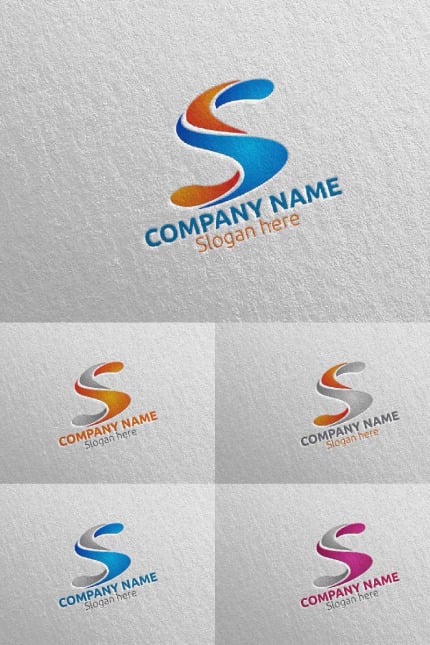 Template #97617 S Initial Webdesign Template - Logo template Preview