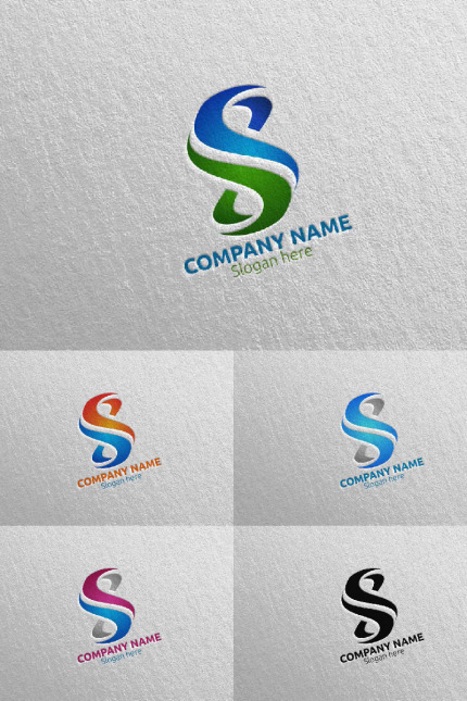 Template #97622 S Initial Webdesign Template - Logo template Preview