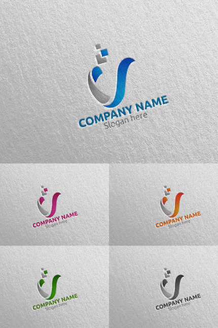 Template #97629 V Initial Webdesign Template - Logo template Preview