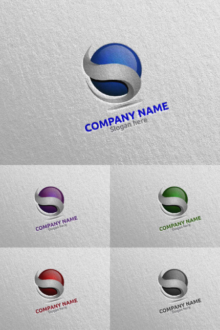 Template #97642 S Initial Webdesign Template - Logo template Preview