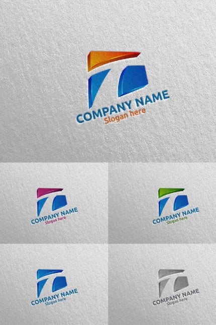 Template #97644 T Initial Webdesign Template - Logo template Preview