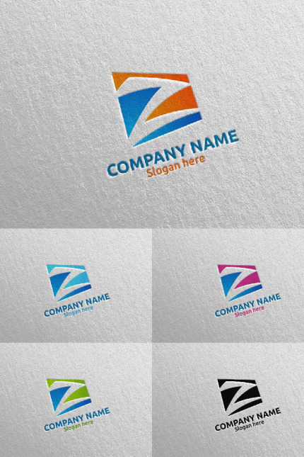 Template #97652 Z Initial Webdesign Template - Logo template Preview