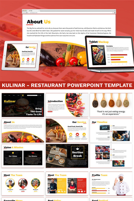 Template #97687 Food Culinary Webdesign Template - Logo template Preview