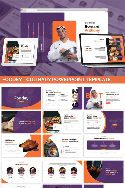 Template #97691 Course Food Webdesign Template - Logo template Preview