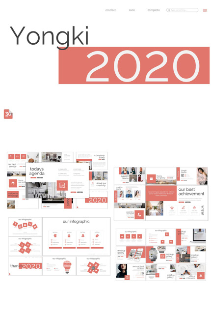 Template #97695 Best Googleslide Webdesign Template - Logo template Preview