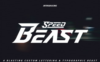 SpeedBeast | Display Font