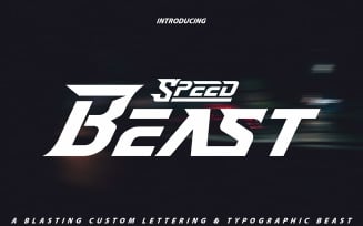 SpeedBeast | Display Font