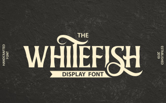 Whitefish | Display Font