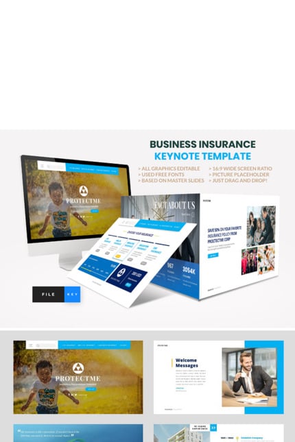 Kit Graphique #97701 Agent Assurance Web Design - Logo template Preview