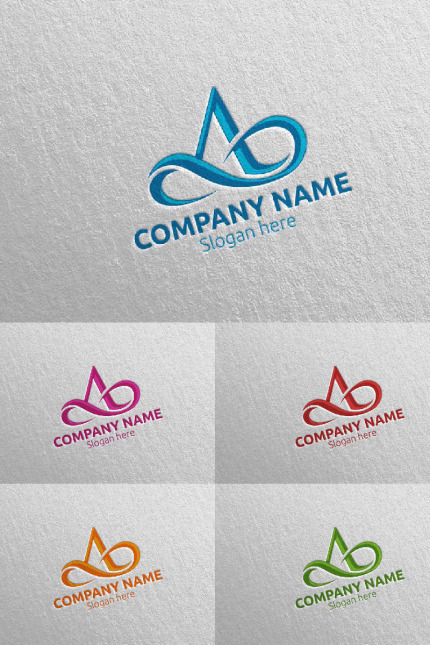 Template #97722 A Initial Webdesign Template - Logo template Preview