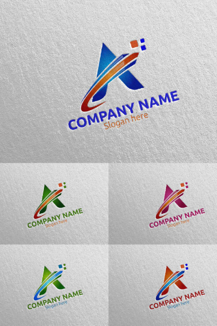 Template #97723 A Initial Webdesign Template - Logo template Preview