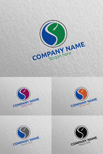 Template #97727 S Initial Webdesign Template - Logo template Preview