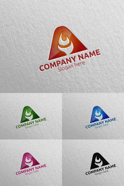 Template #97729 A Initial Webdesign Template - Logo template Preview